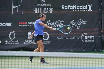 Jornada tenística de este lunes en Telde del Rafa Nadal Tour By Santander Gran Canaria 2022/TA.